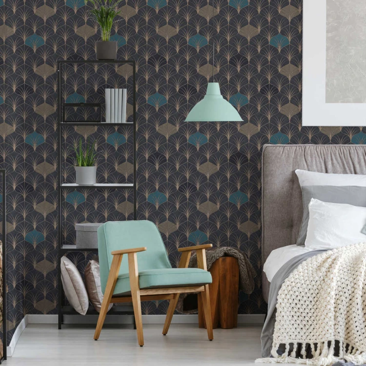 Tapete mit Charleston-Druck