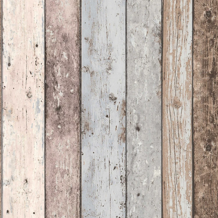 Houten planken behang