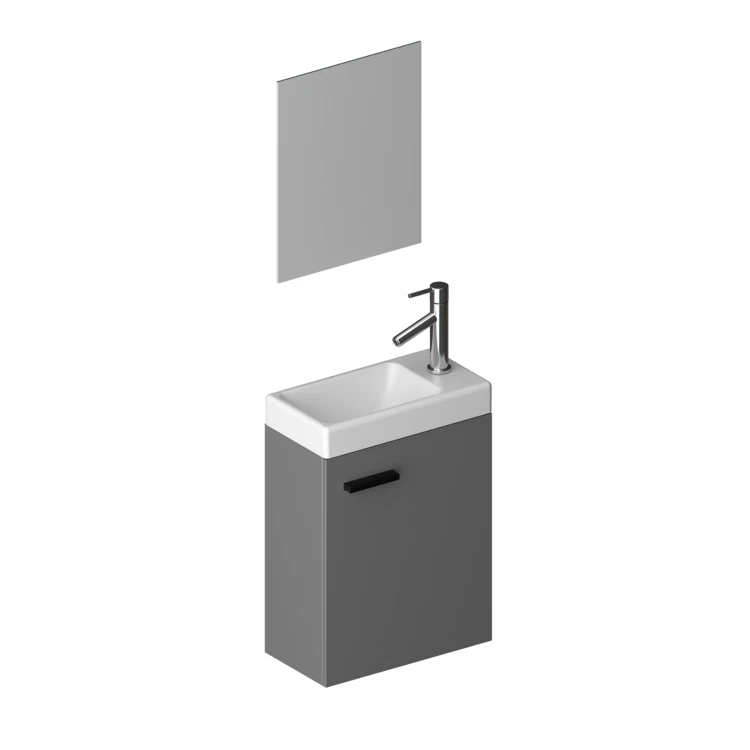 Lave main avec miroir