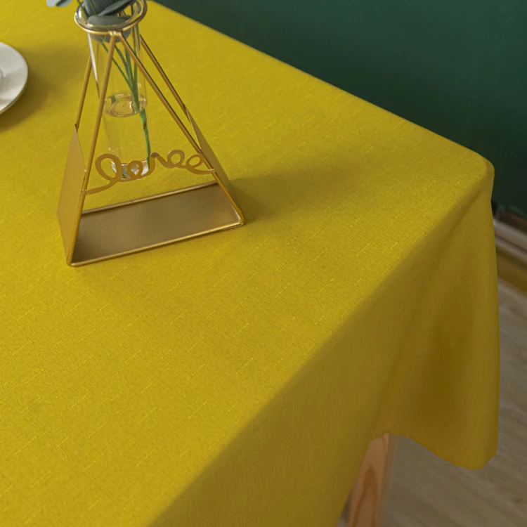 Toalha de mesa resistente a vincos e a nódoas com efeito mosqueado