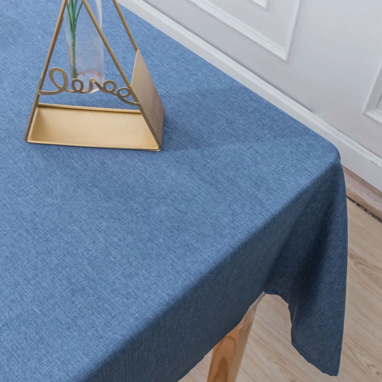 Toalha de mesa resistente a vincos e a nódoas com efeito mosqueado