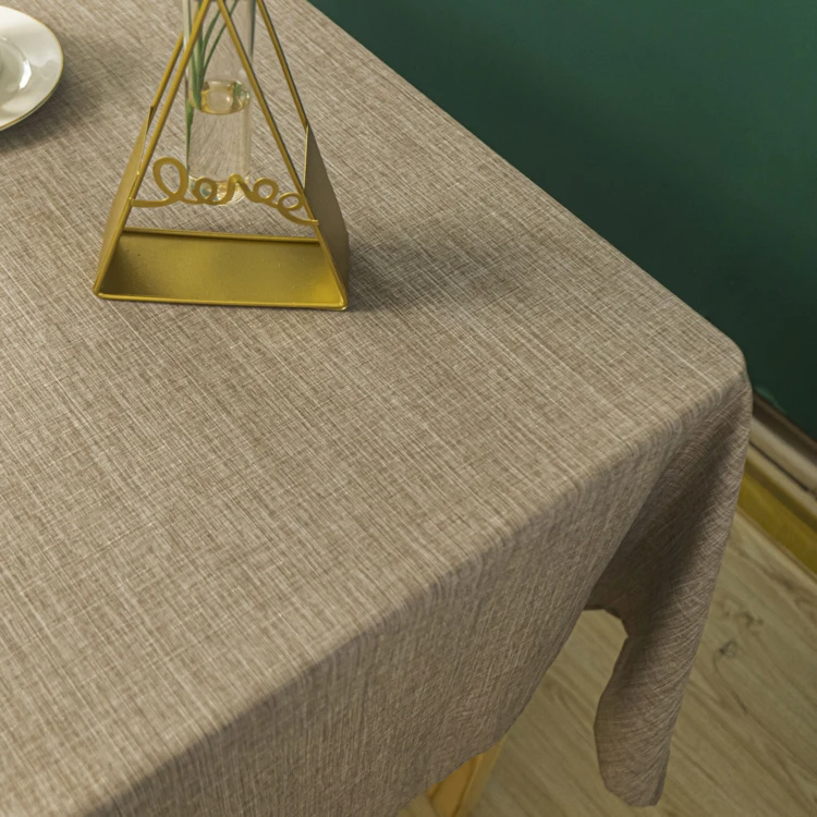 Toalha de mesa resistente a vincos e a nódoas com efeito mosqueado