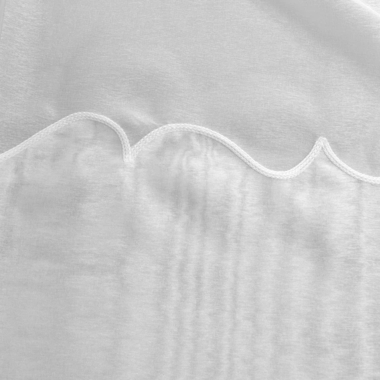 Vorhang Poly-lin bestickt Cornely