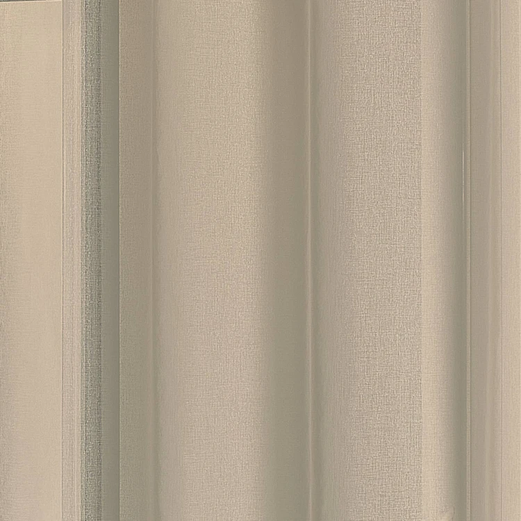 Tecido transparente com argolas pretas amovíveis