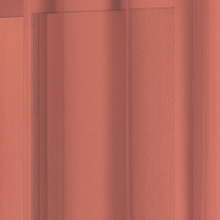 Tecido transparente com argolas pretas amovíveis