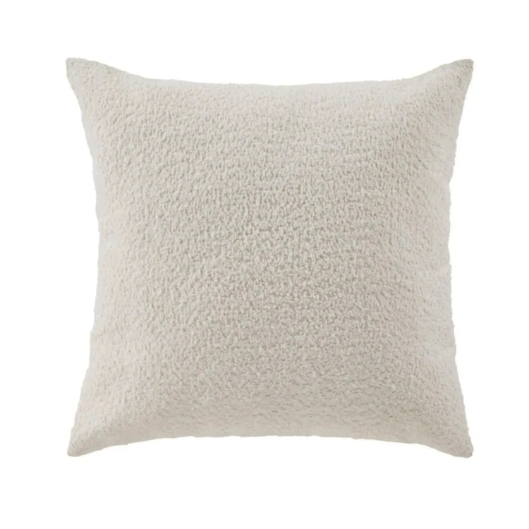 Housse de coussin bouclette