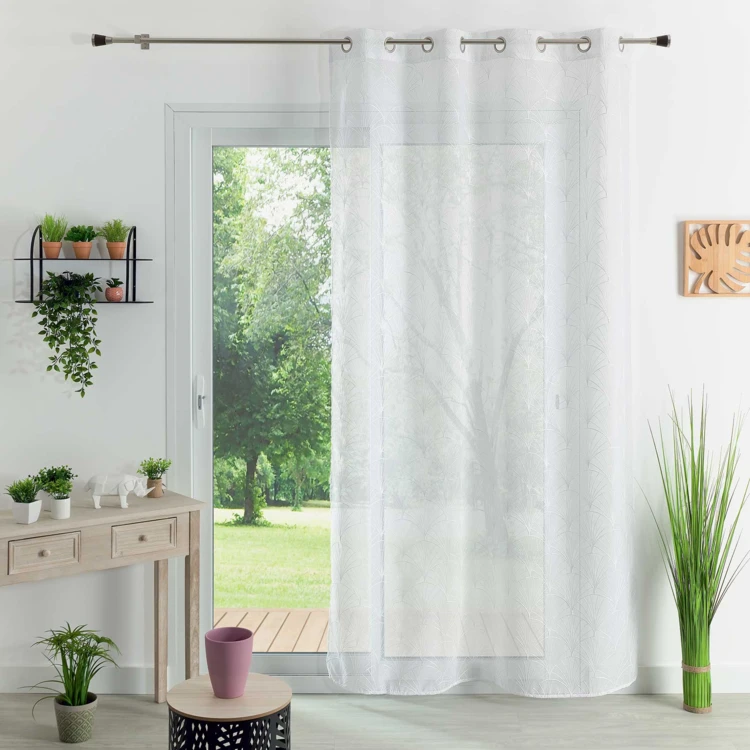 Cortinas bordadas Art Deco