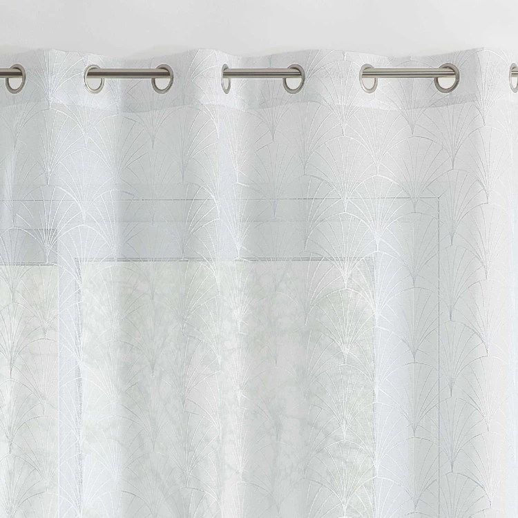 Cortinas bordadas Art Deco
