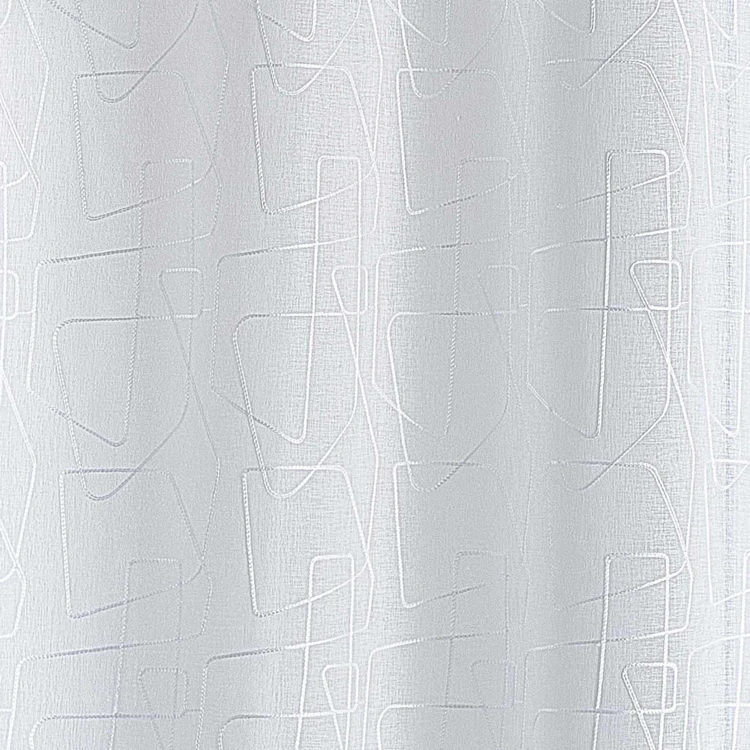 Voile bordado de estilo gráfico