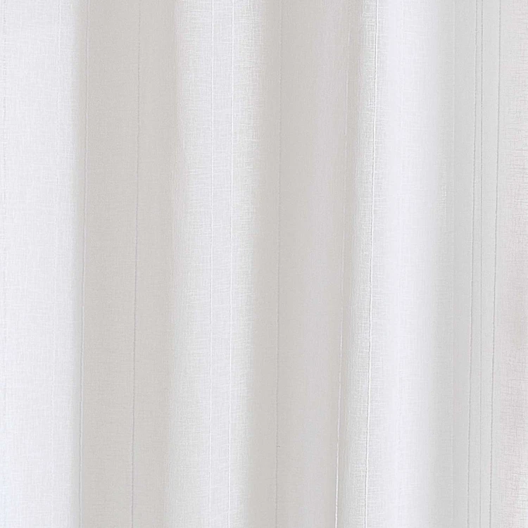 Cortinas lisas de rayas finas