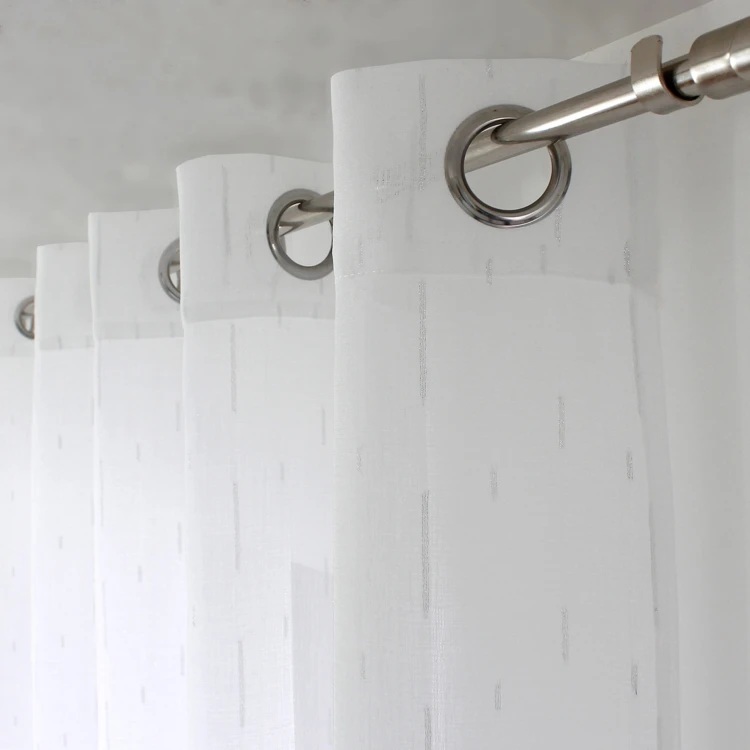 Veiling met zilver geweven draden