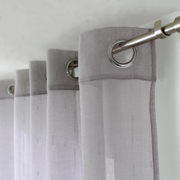 Veiling met zilver geweven draden