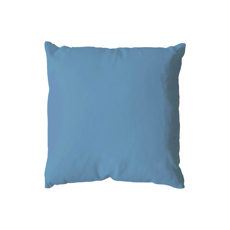 Coussin uni en polyester déhoussable