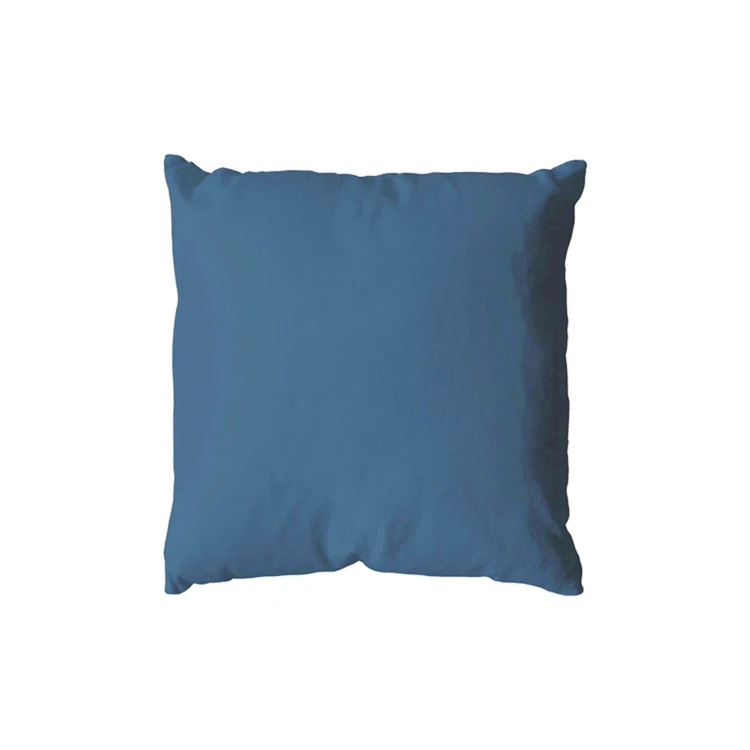 Coussin uni en polyester déhoussable