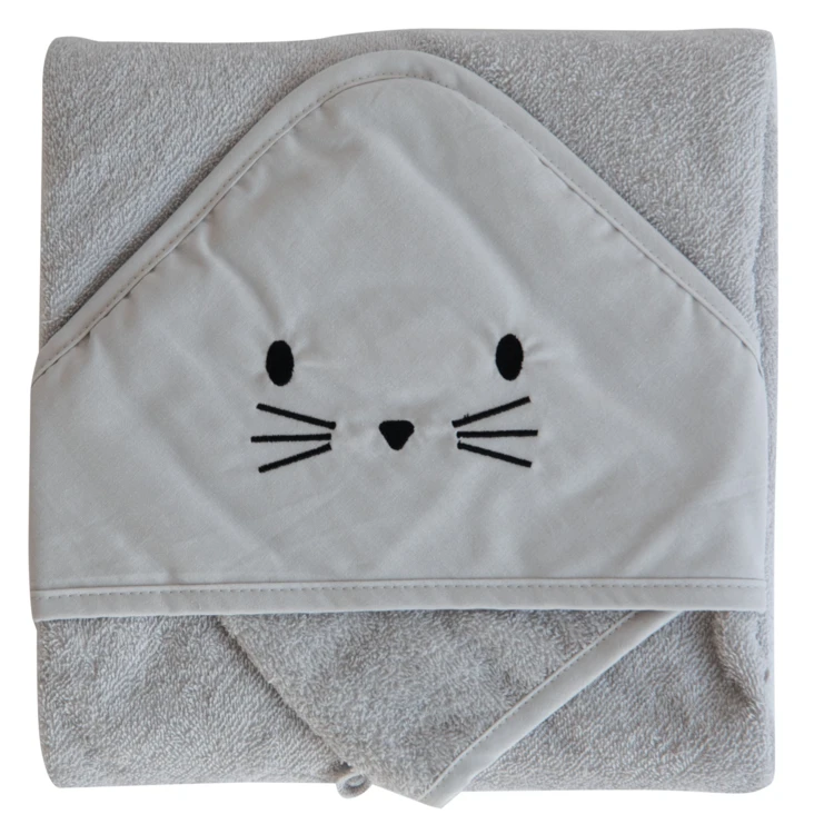 Conjunto de banho e luvas para coelhos