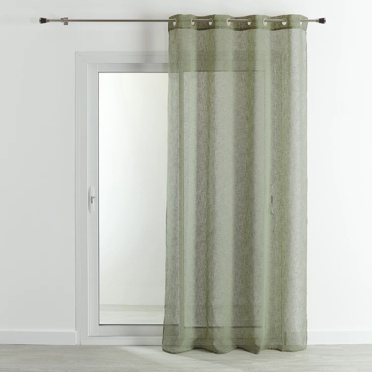 Cortinas com efeito linho