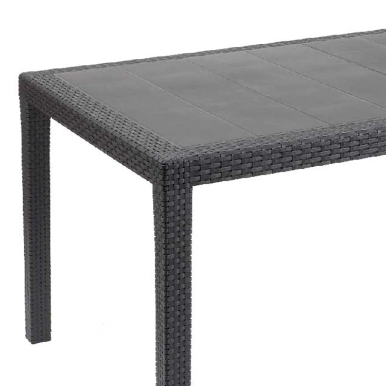 Mesa outdoor Prince efecto ratán