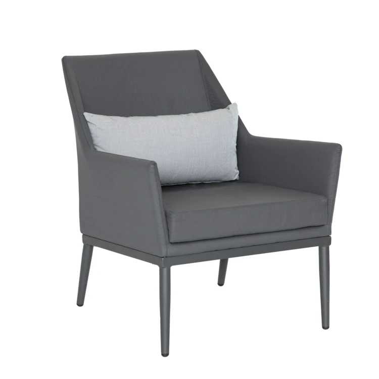 Entspannungslounge mit Tisch aus Marmorimitat