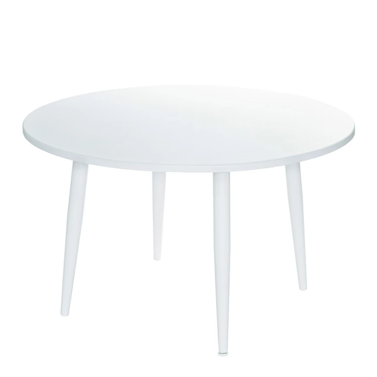 Table ronde en aluminium