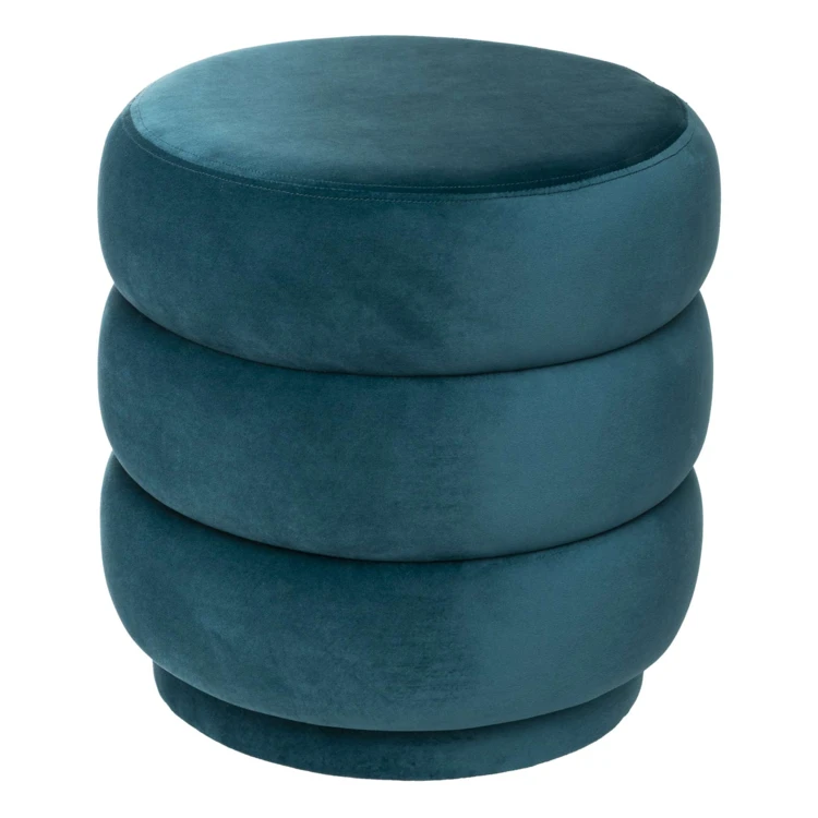 Runder Sitzsack aus Samt