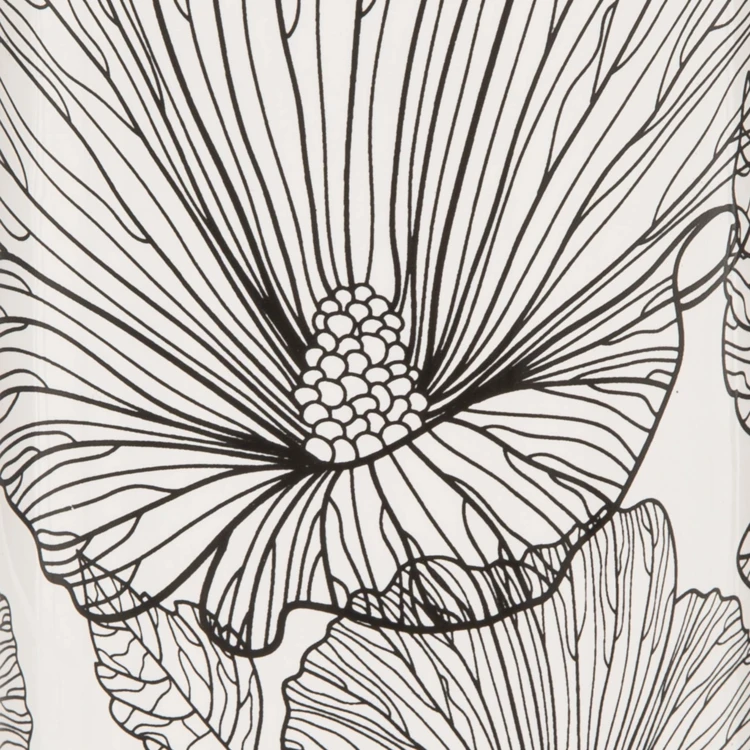 Vaso di cotone floreale