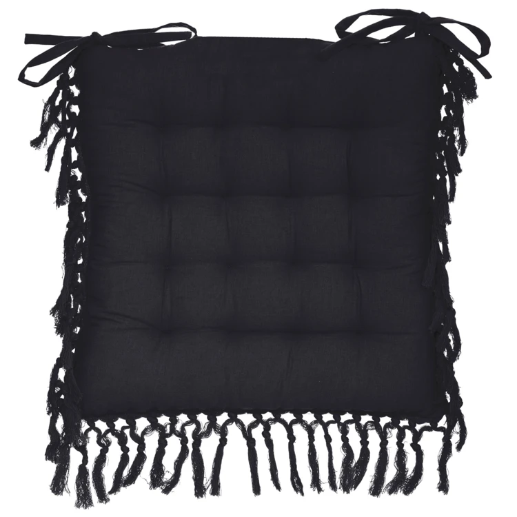 Capa de cadeira em macramé