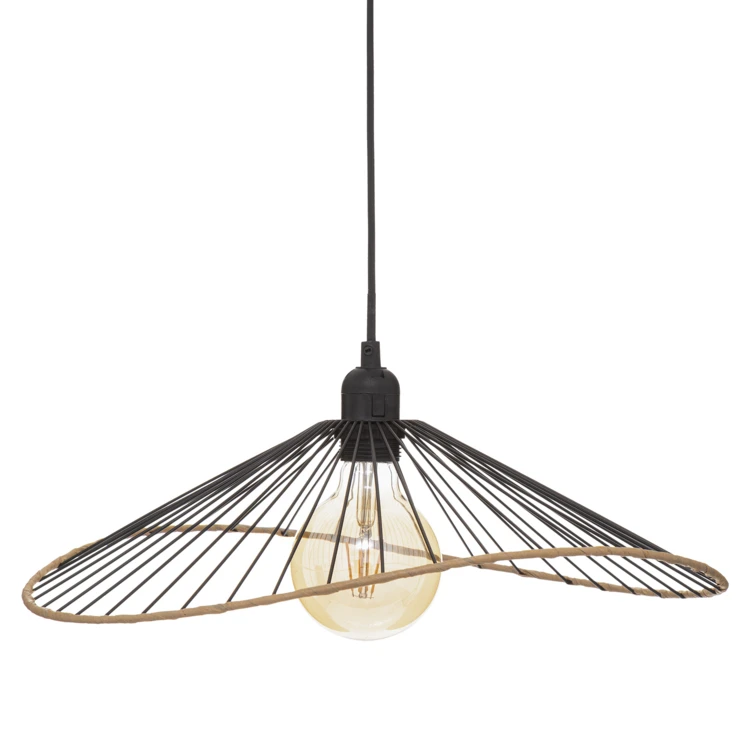 Moderne Pendelleuchte aus Metall