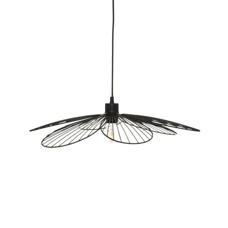 Pendente de flor em metal
