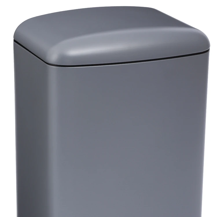 Poubelle en métal bac amovible 30 L