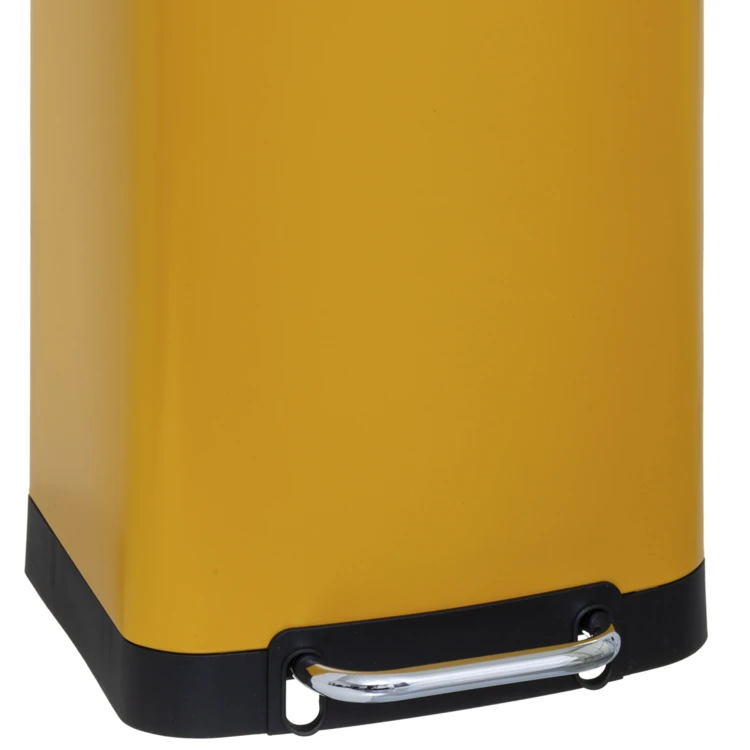 Poubelle en métal bac amovible 30 L