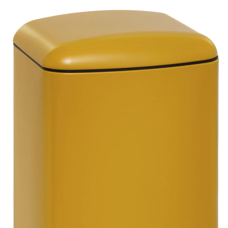 Poubelle en métal bac amovible 30 L