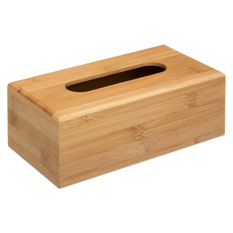 Caixa de lenços em bambu