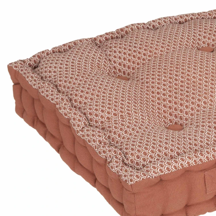Almofada de chão de estilo geométrico