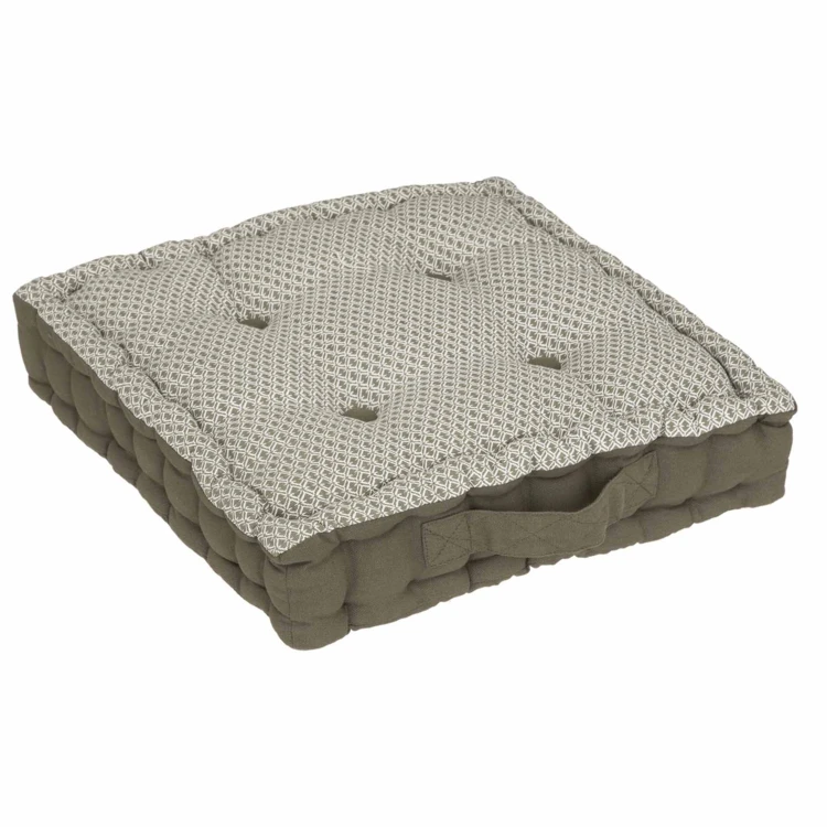 Almofada de chão de estilo geométrico