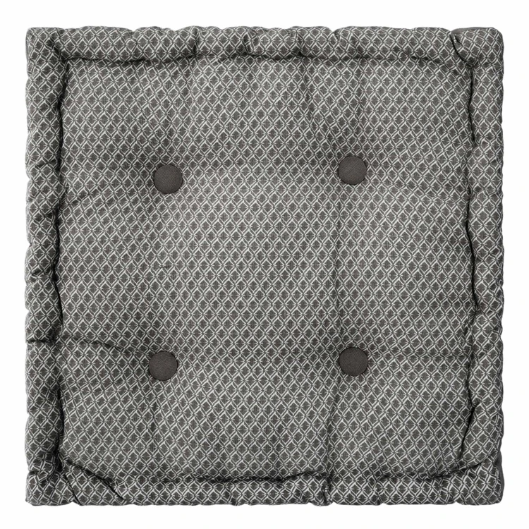 Almofada de chão de estilo geométrico