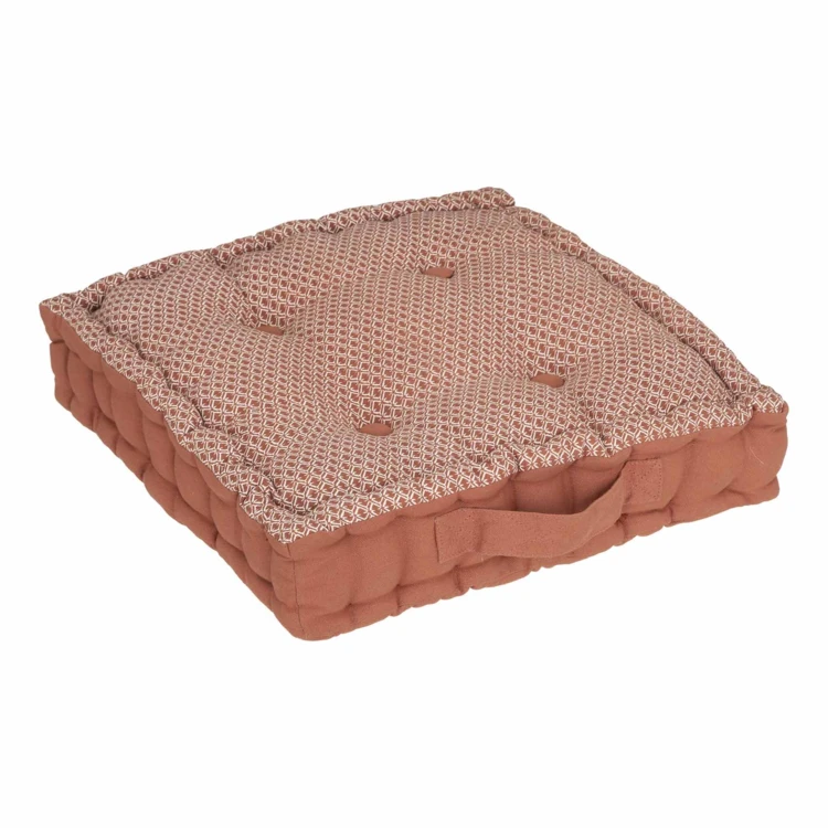 Almofada de chão de estilo geométrico
