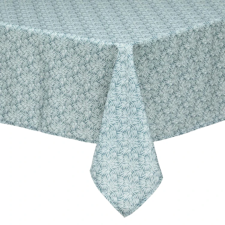 Toalha de mesa resistente às manchas com estampados vegetais