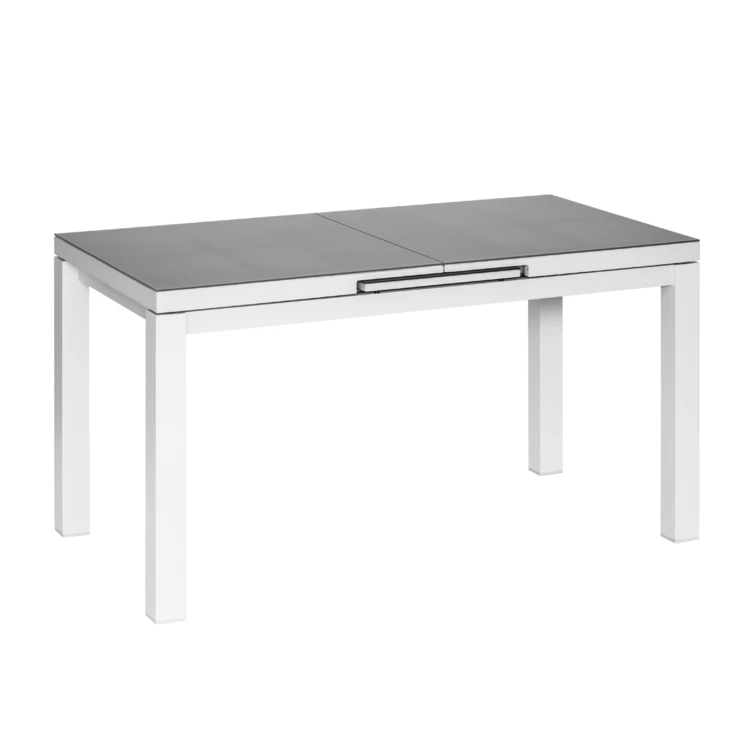 Mesa rectangular y extensible para 6/8 personas