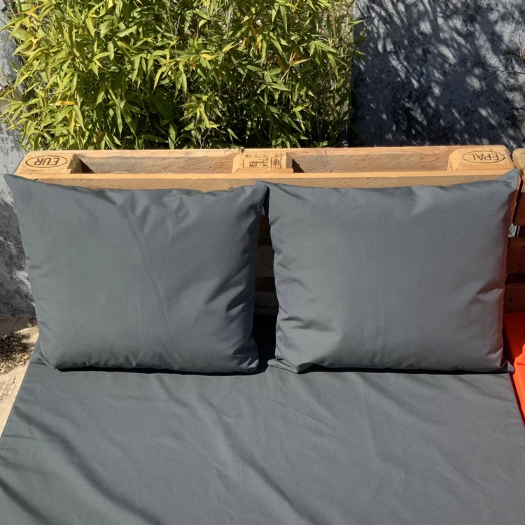 Ensemble de 2 coussins extérieurs pour salon palette
