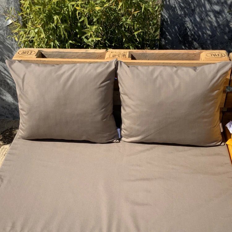 Ensemble de 2 coussins extérieurs pour salon palette