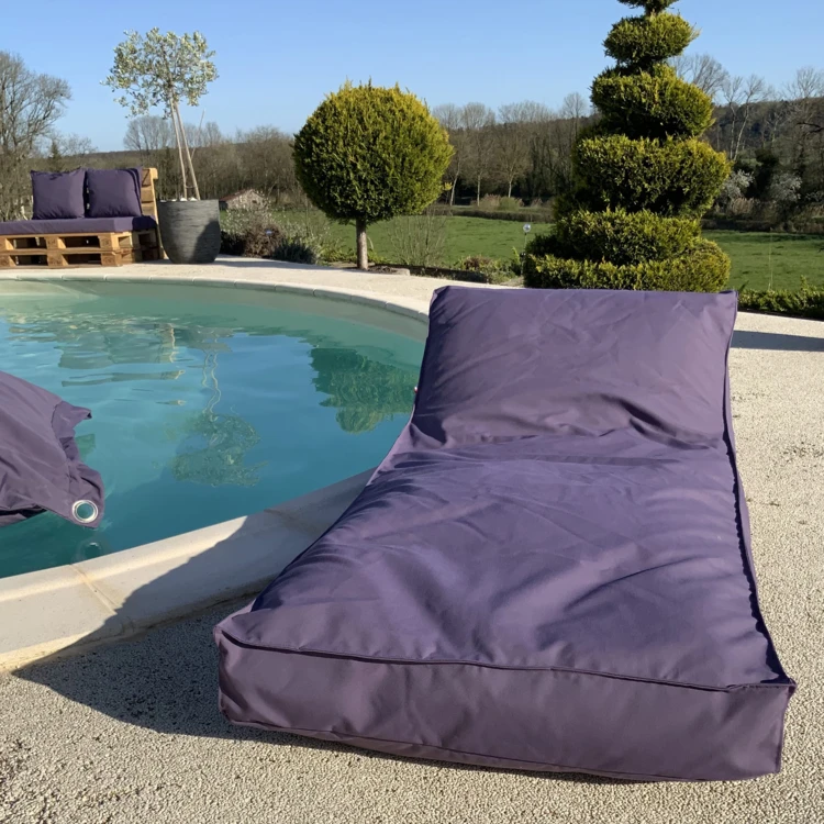 Matelas bain de soleil en microbille