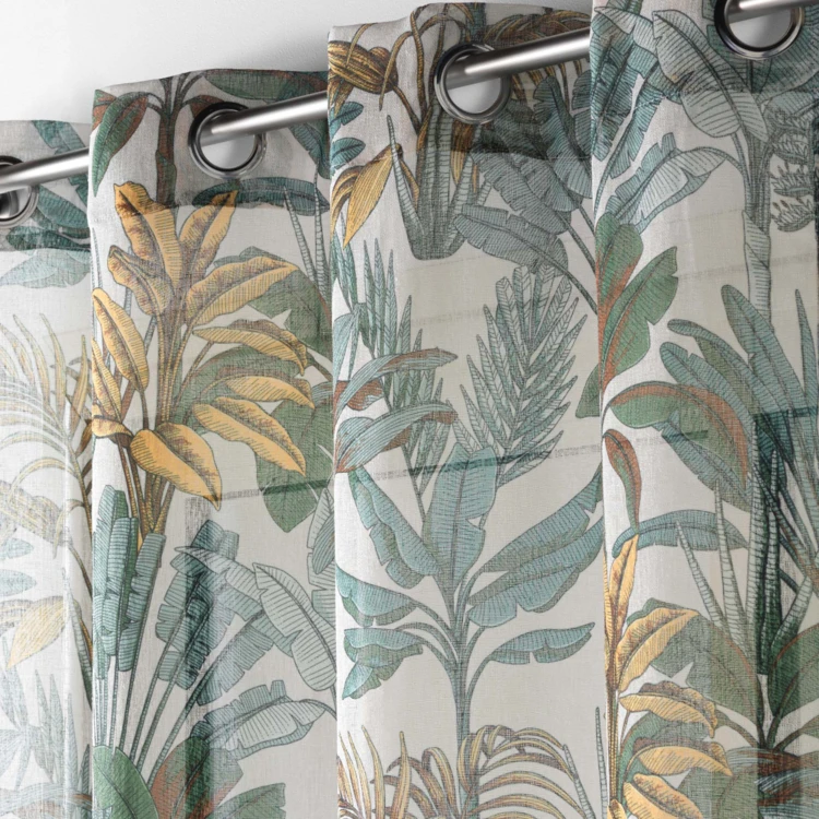 Voile de efeito linho da selva