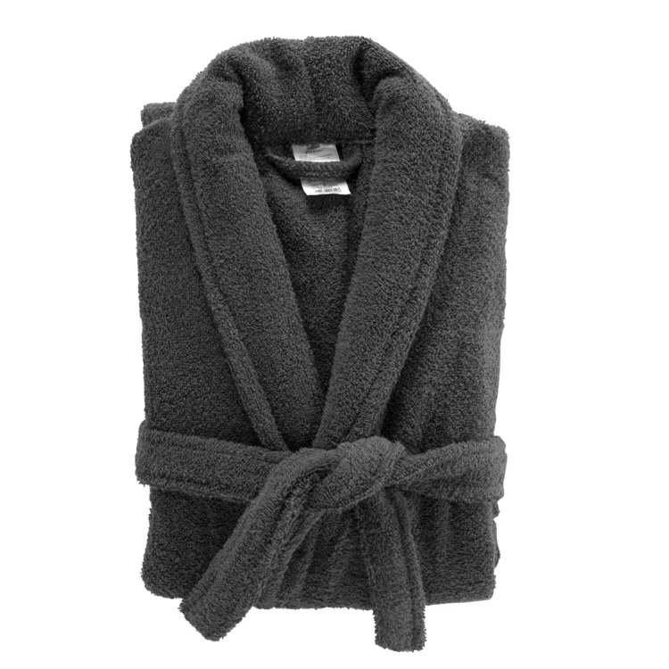 Albornoz liso con cuello chal