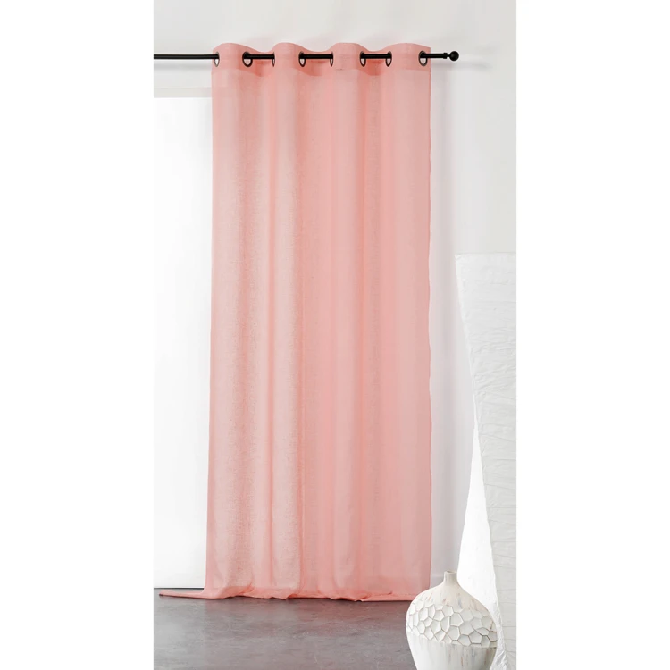 Cortinas lisas y de rejilla de poli/lino