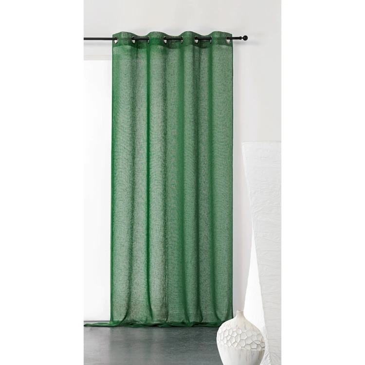 Cortinas lisas y de rejilla de poli/lino