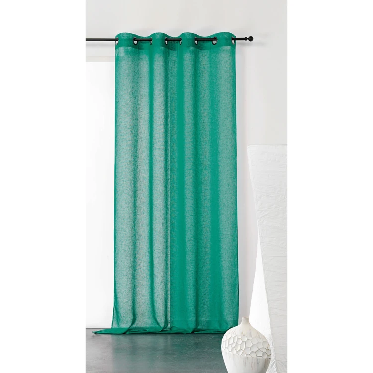 Cortinas lisas y de rejilla de poli/lino