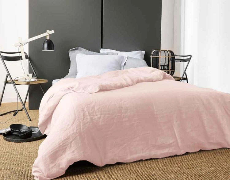 Housse de Couette Unie en Lin