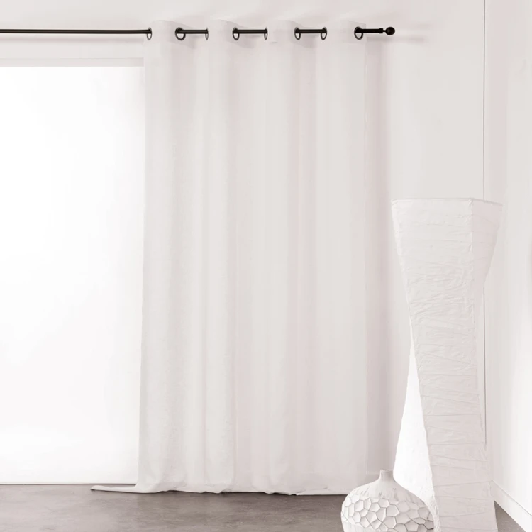 Cortinas lisas y de rejilla de poli/lino