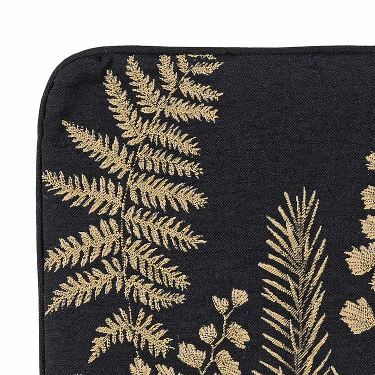 Housse de coussin aux feuillages divers