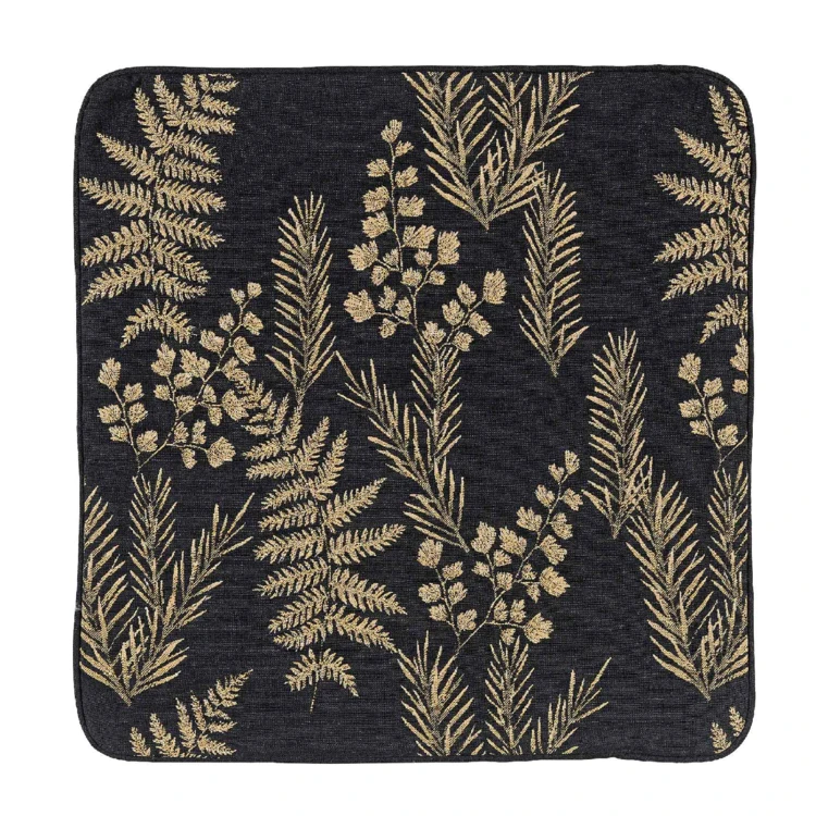 Housse de coussin aux feuillages divers